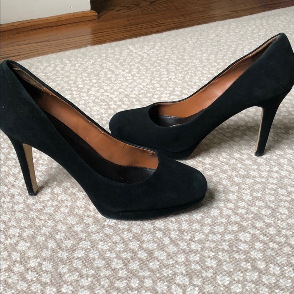 Banana Republic Black Suede Pumps 7.5